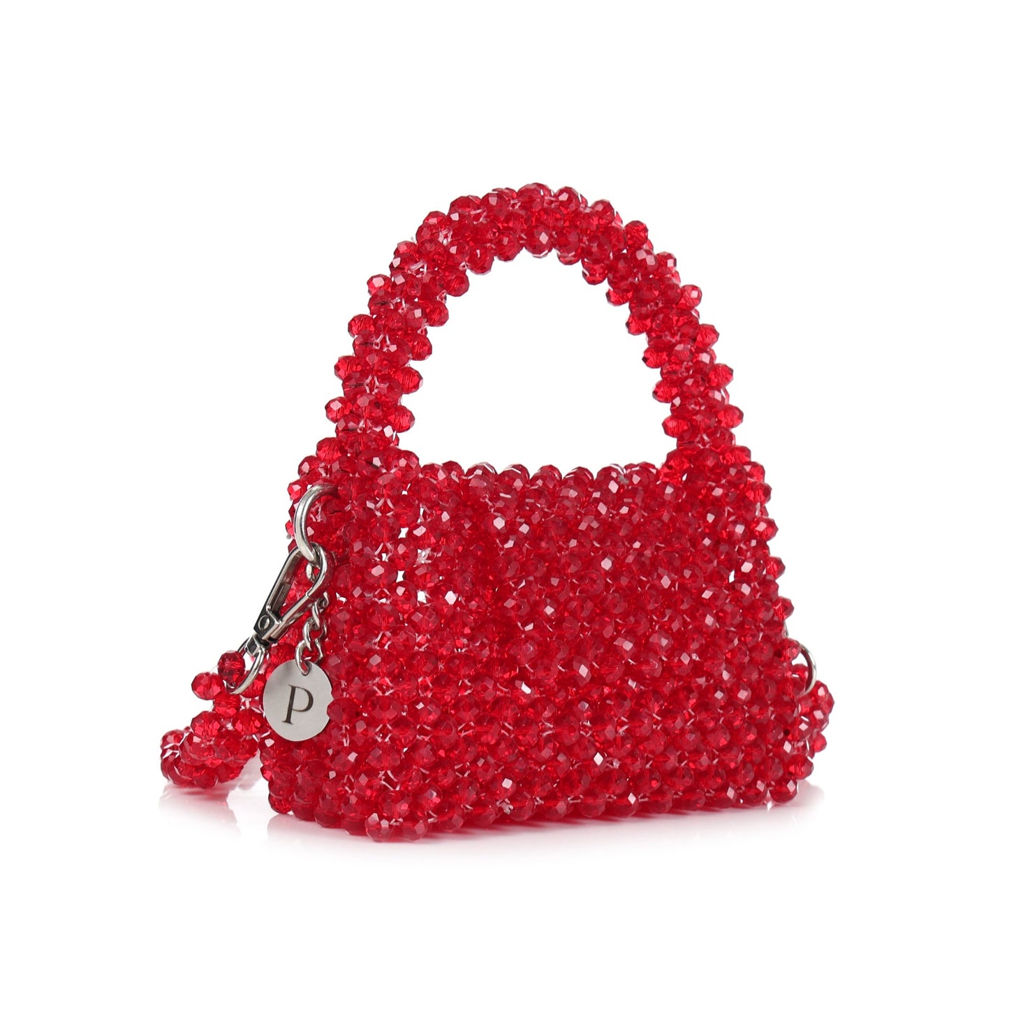 Mini Cherry- Crystal Beaded Bag
