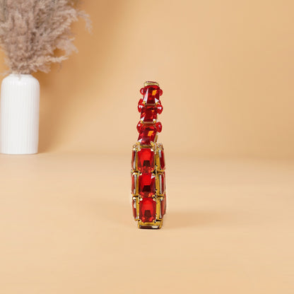 Mini Scarlet- Rhinestone Bag