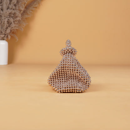 Rosegold chrome pearl bag