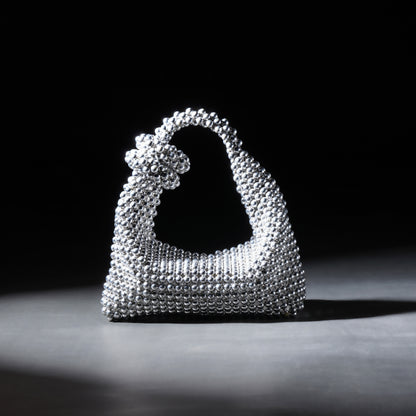 Silver Chrome pearl bag