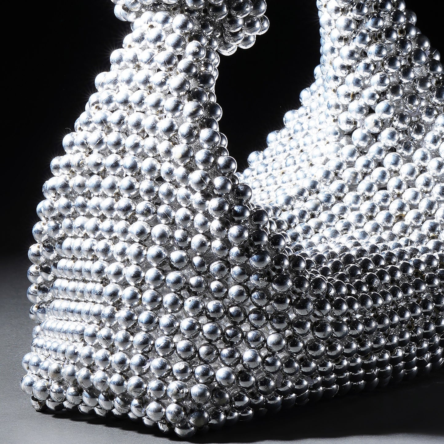 Silver Chrome pearl bag