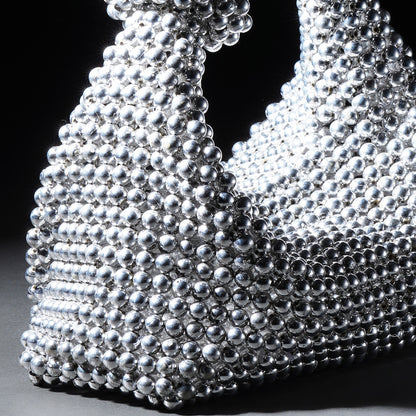 Silver Chrome pearl bag
