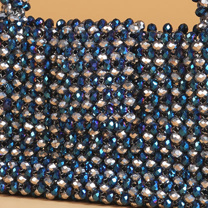 Twilight- Midnight metallic crystal bag