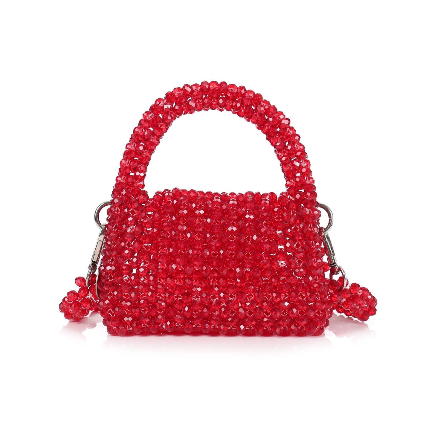 Mini Cherry- Crystal Beaded Bag