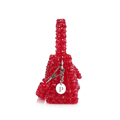 Mini Cherry- Crystal Beaded Bag