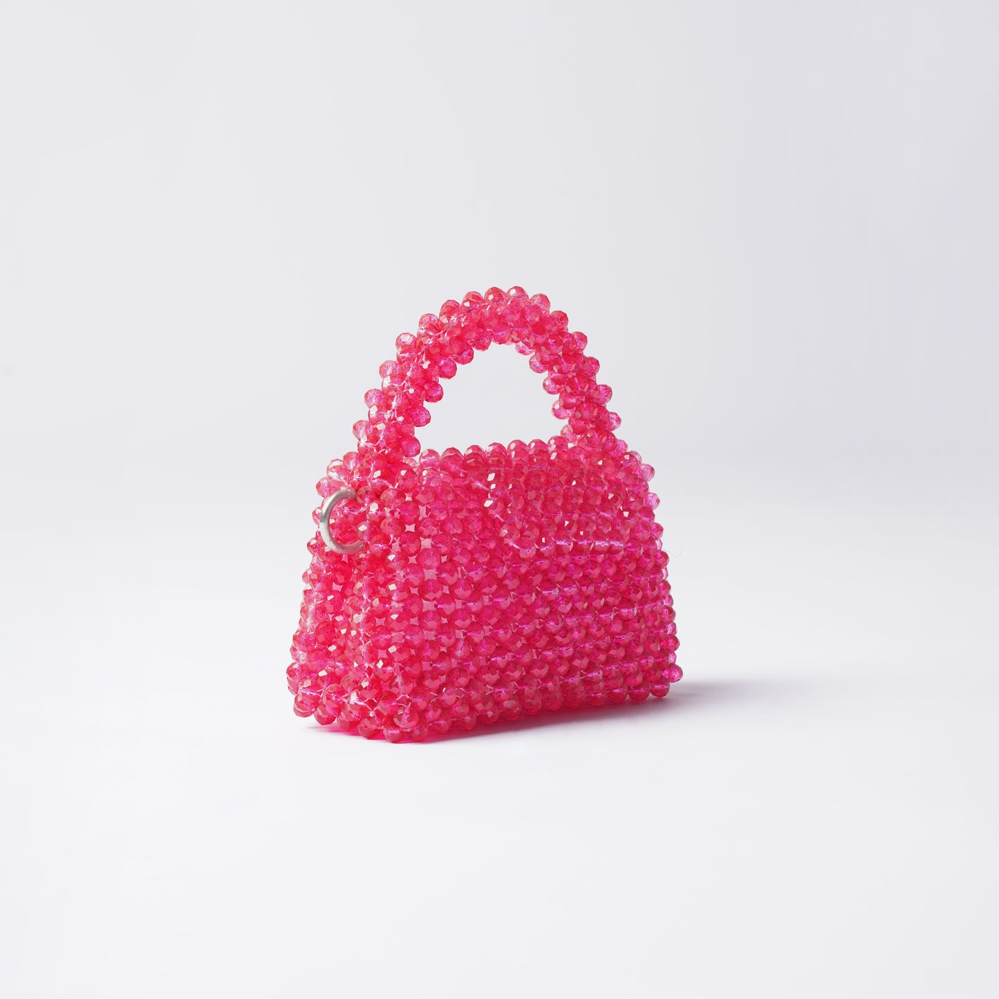 Mini Blush- Crystal Beaded Bag