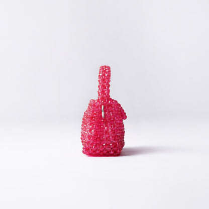 Mini Blush- Crystal Beaded Bag