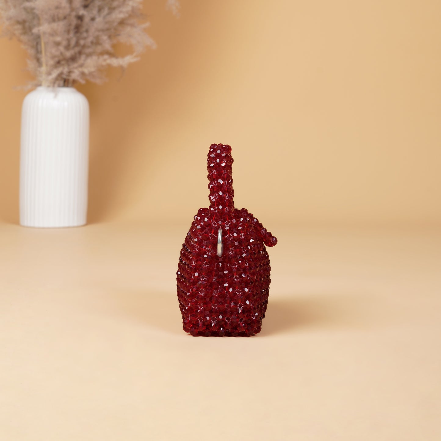 Mini Cherry- Crystal Beaded Bag
