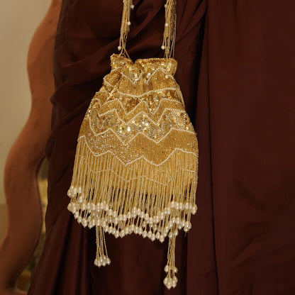 Golden Jhalar Potli
