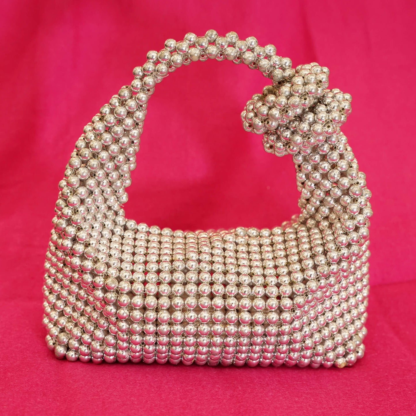 Silver Chrome Pearl Bag