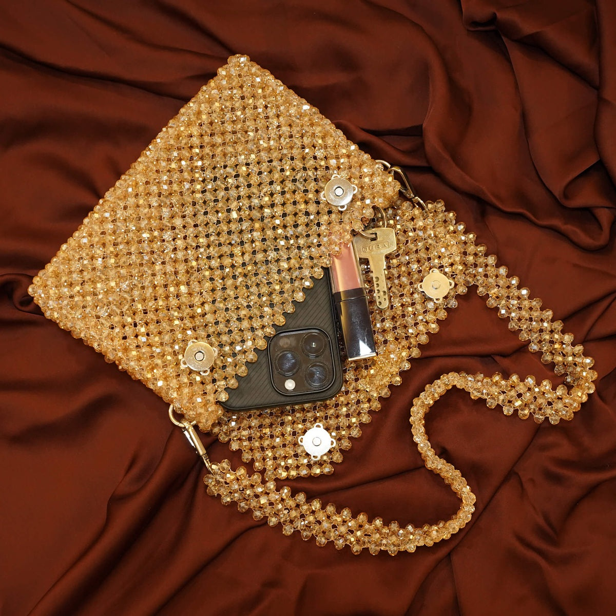 Marquise- Batua style crystal bag
