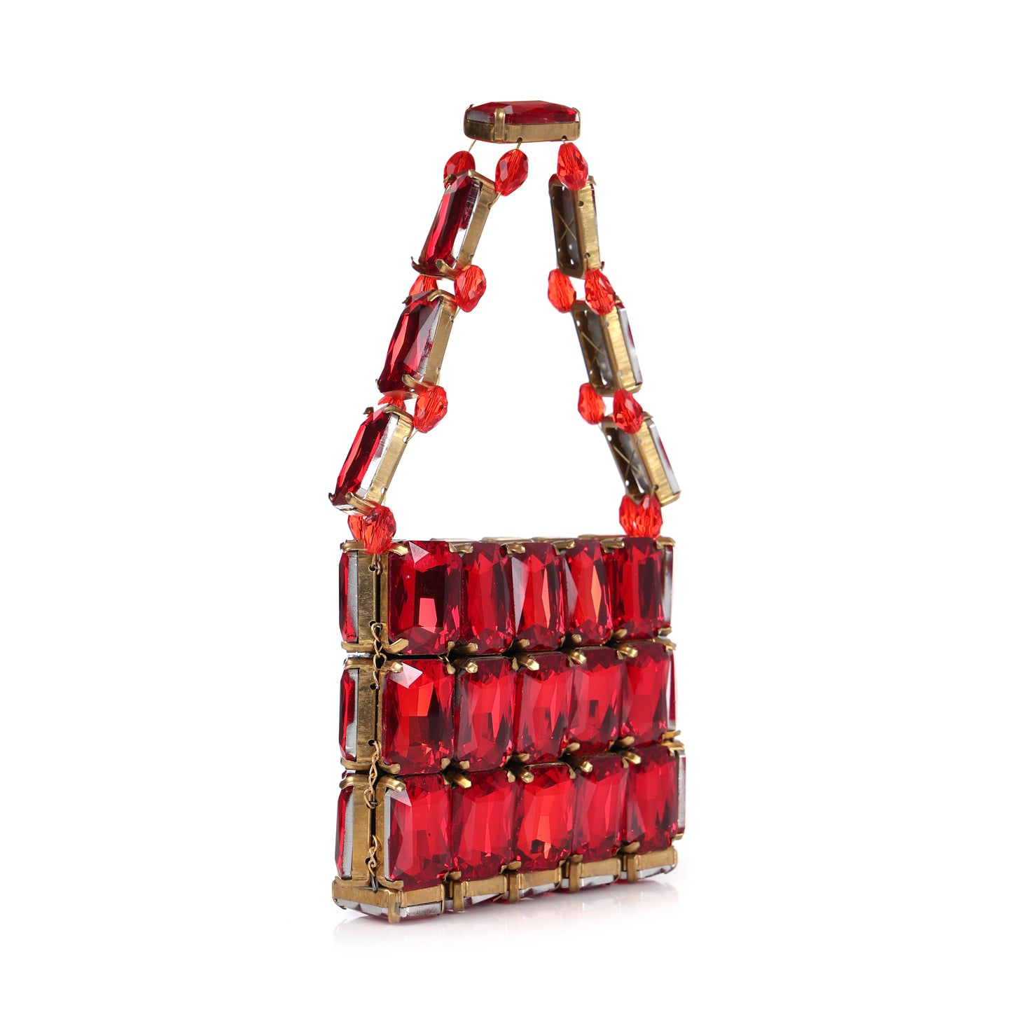 Mini Scarlet- Rhinestone Bag