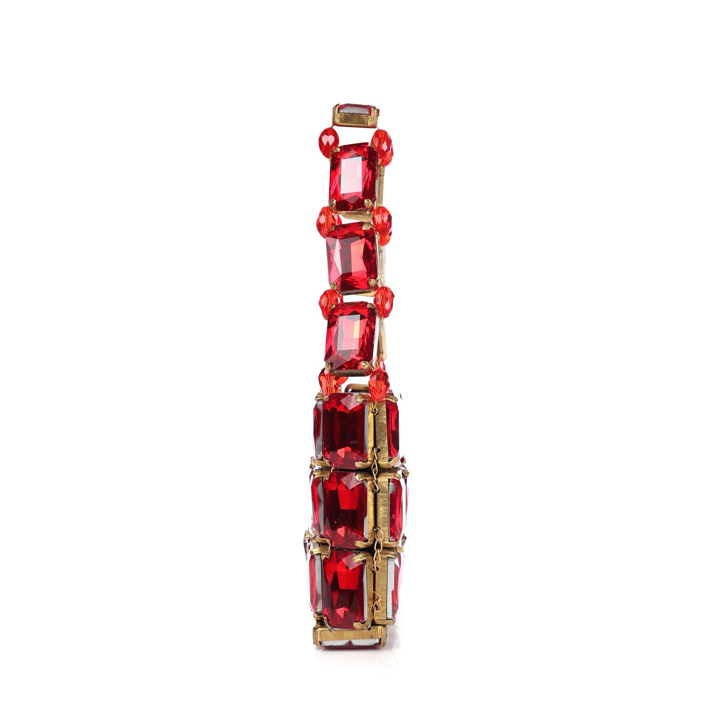 Mini Scarlet- Rhinestone Bag