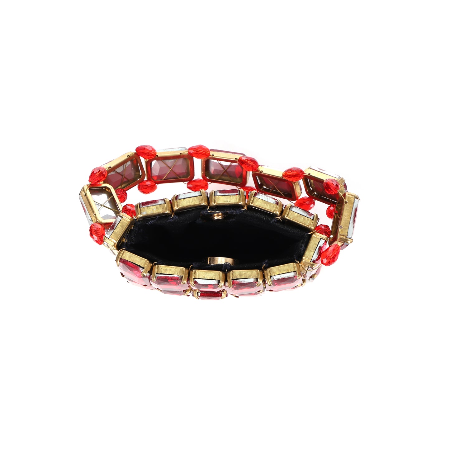 Mini Scarlet- Rhinestone Bag
