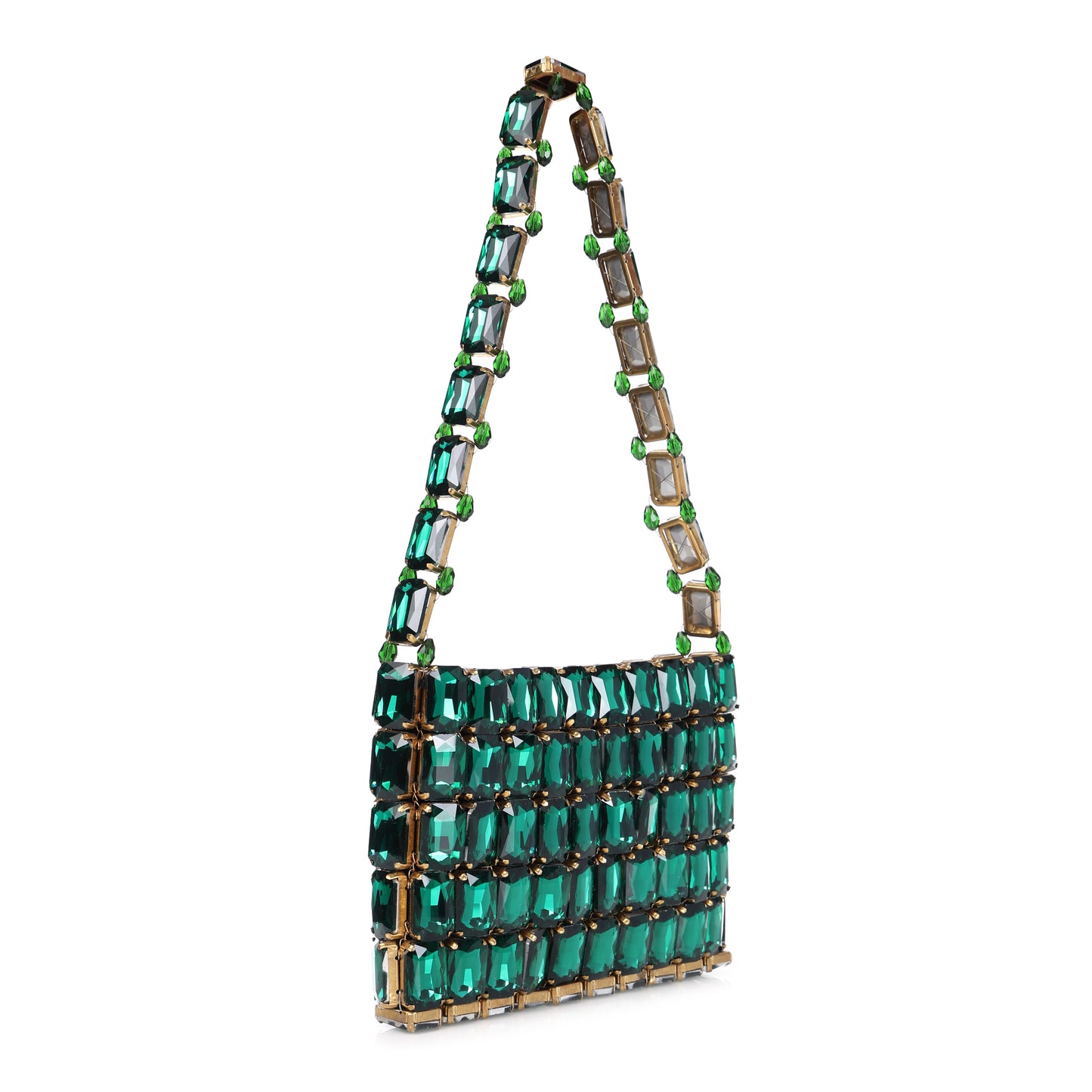 Zumra- Emerald Rhinestone Bag