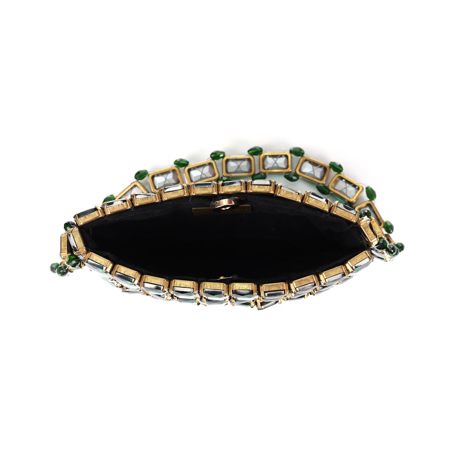 Zumra- Emerald Rhinestone Bag