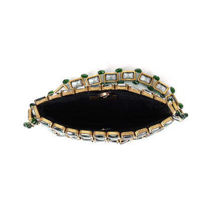 Zumra- Emerald Rhinestone Bag