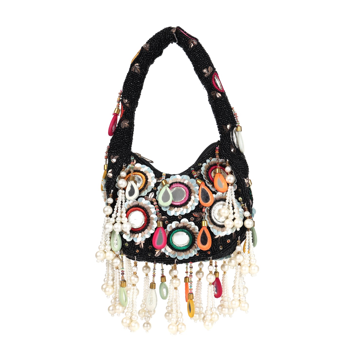 Black Mirror Shoulder Bag