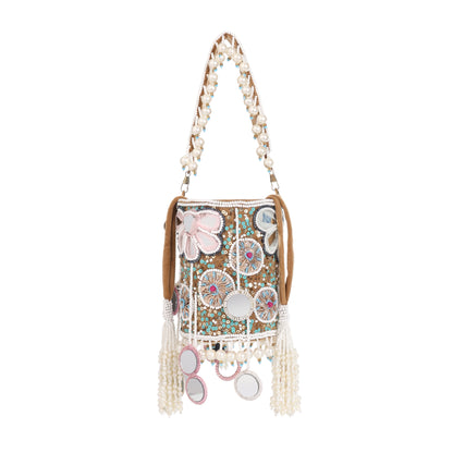 Ivory Bloom Potli