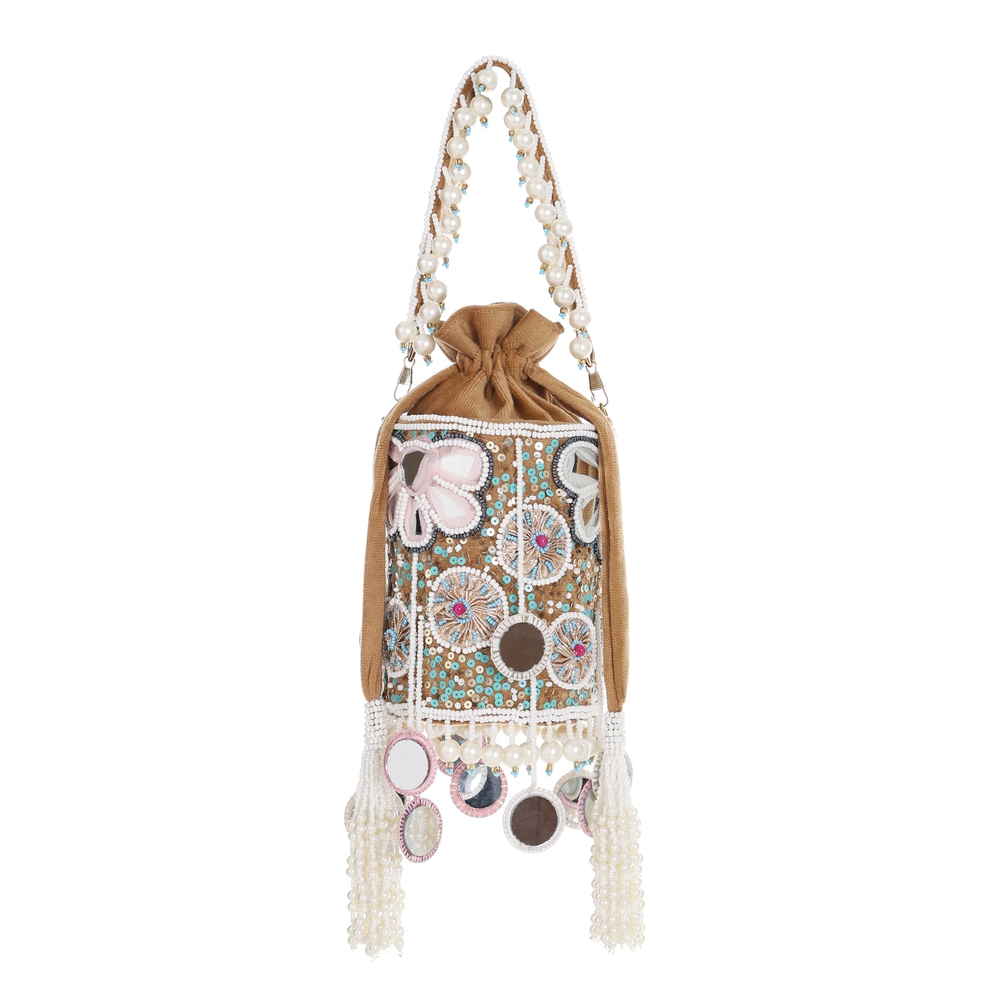 Ivory Bloom Potli