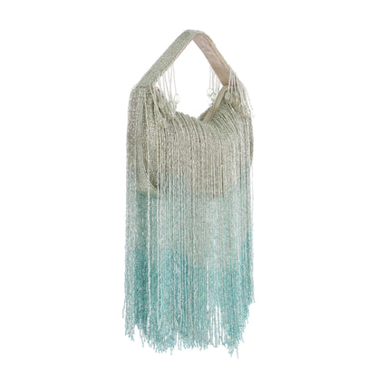 Tassle Bag - Blue Ombre