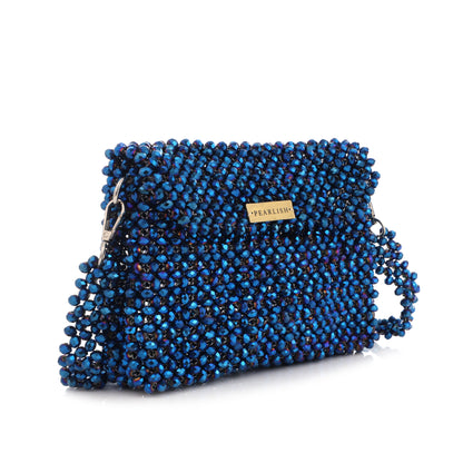 Sapphire- Batua style crystal bag