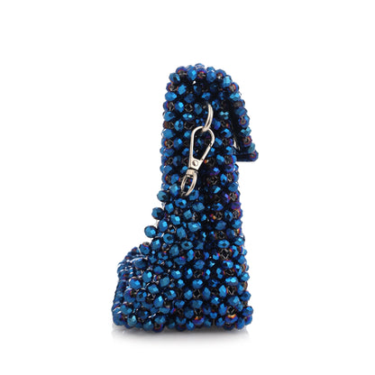 Sapphire- Batua style crystal bag