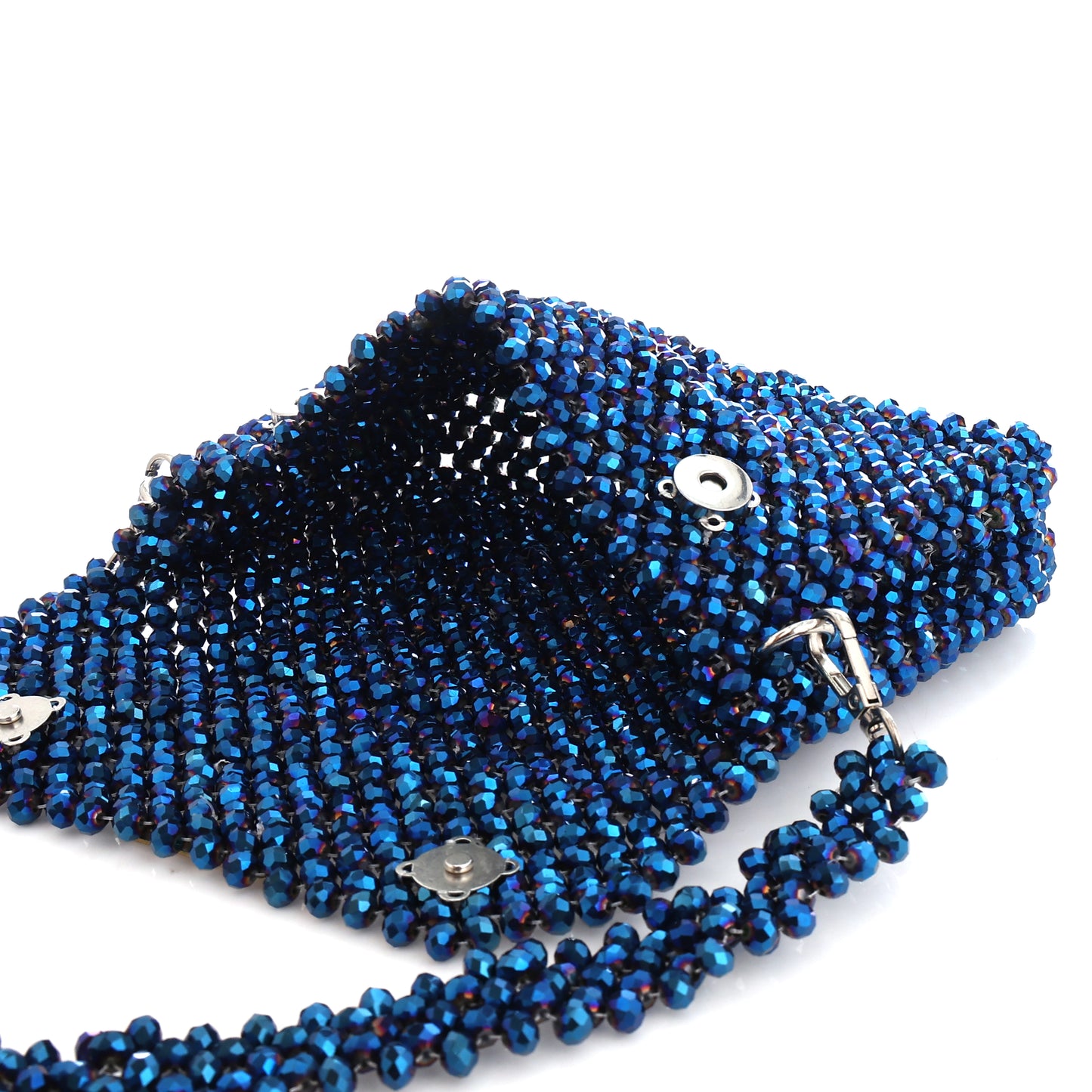Sapphire- Batua style crystal bag