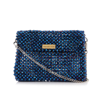 Sapphire- Batua style crystal bag