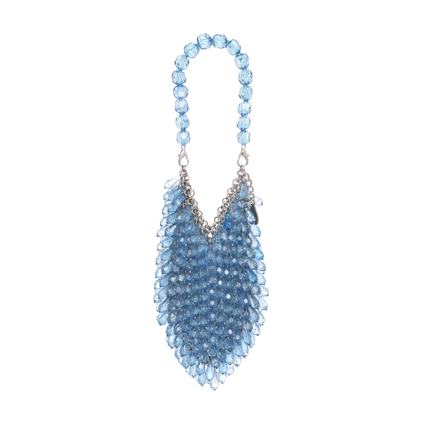 Aurielie- Teardrop Crystal Bag- Water Blue