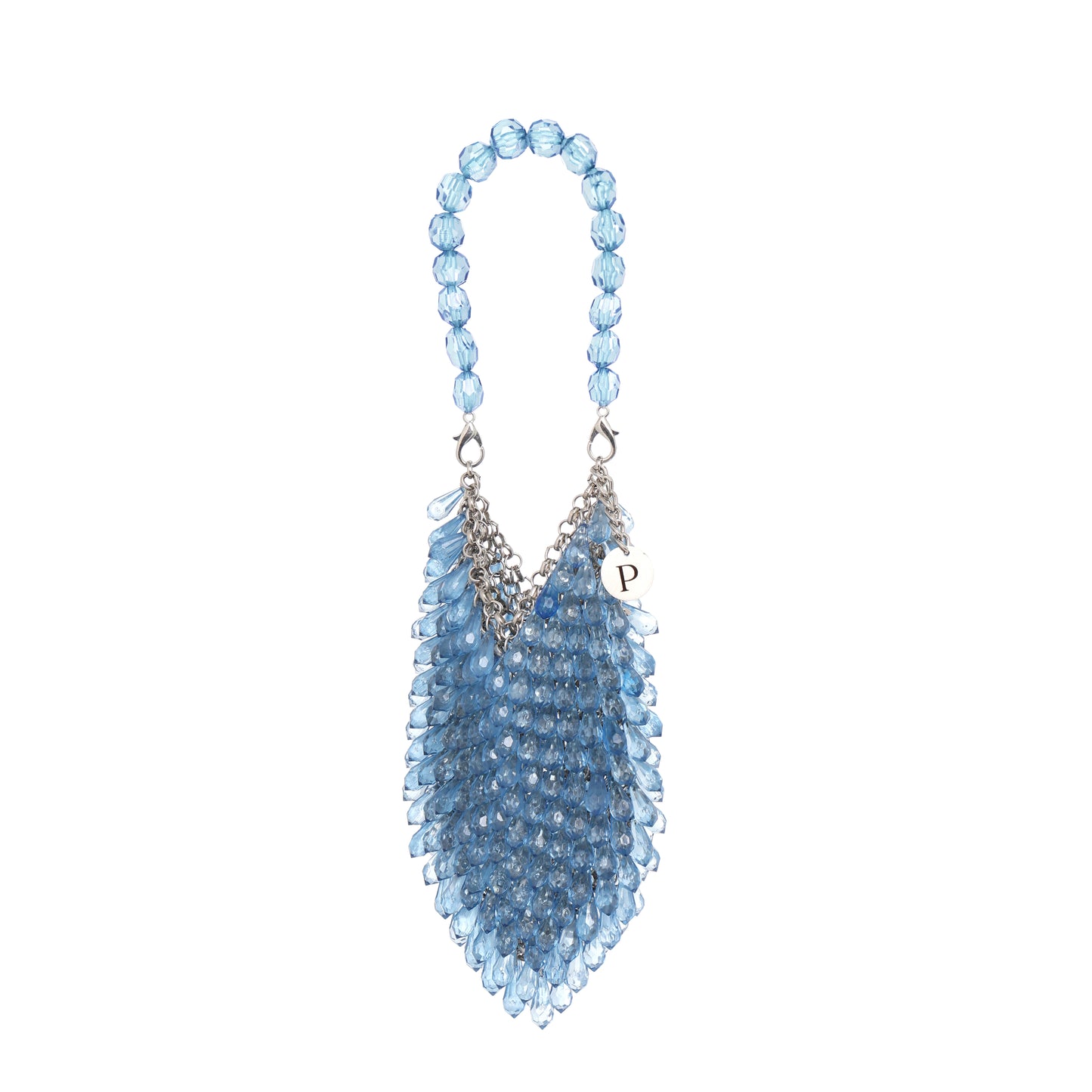 Aurielie- Teardrop Crystal Bag- Water Blue