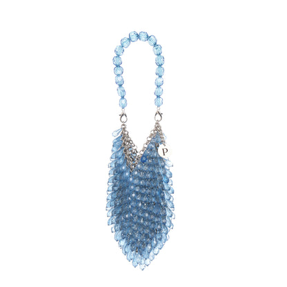 Aurielie- Teardrop Crystal Bag- Water Blue