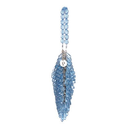 Aurielie- Teardrop Crystal Bag- Water Blue