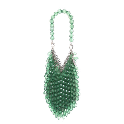 Aurielie- Teardrop Crystal Bag- Green