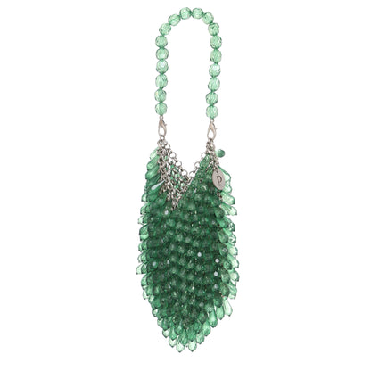 Aurielie- Teardrop Crystal Bag- Green