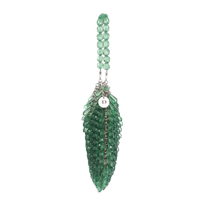 Aurielie- Teardrop Crystal Bag- Green