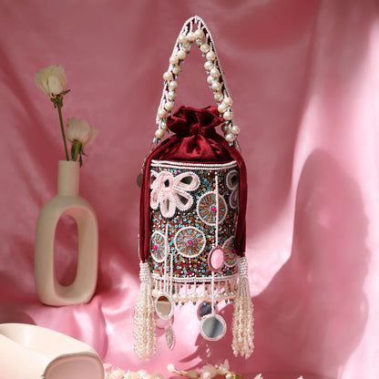 Rose Bloom Potli