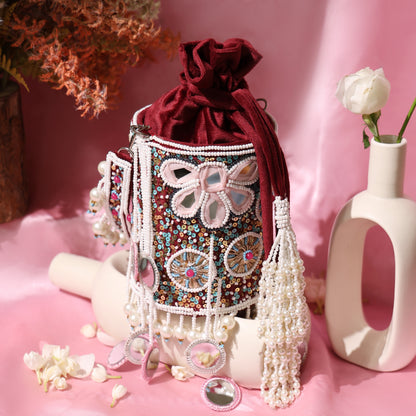 Rose Bloom Potli