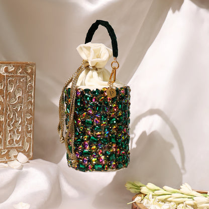 Emerald Prism Potli