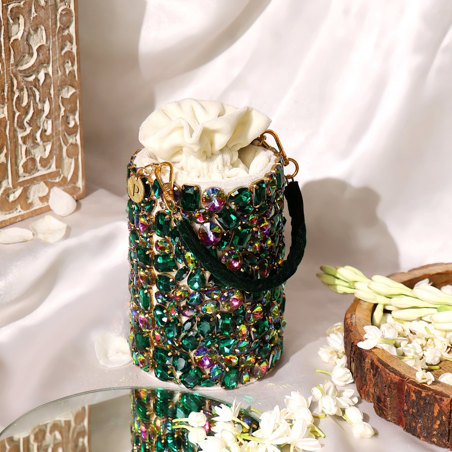 Emerald Prism Potli