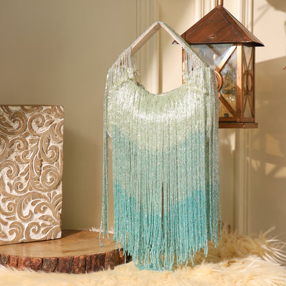 Tassle Bag - Blue Ombre