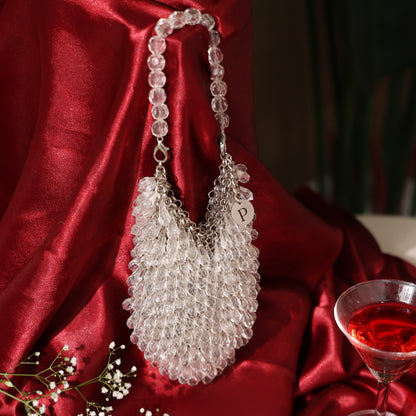 Aurielie- Teardrop Crystal Bag- Green