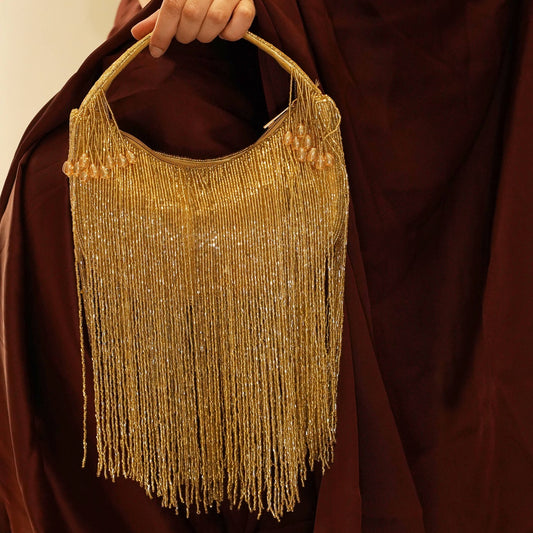 Tassle Bag- Golden